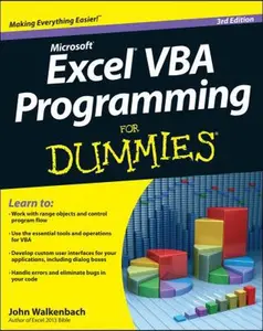 USED-Excel VBA Programming for Dummies: Third Edition by John Walkenbach (Paperback)
