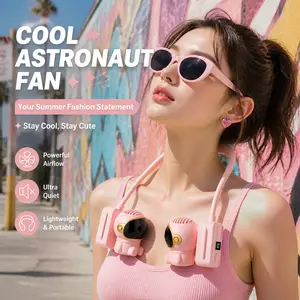ActiveCool 360° Neck Fan – Ultra-Quiet Hands-Free Fan, Portable, Rechargeable, Usb