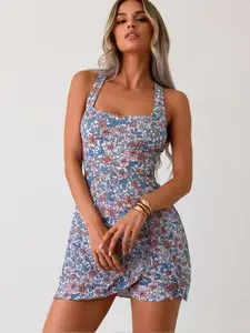 Floral One Piece Swimdress Swimsuits for Women Tummy Control Swim Dresses Bathing Suits Swimwear Swimsuit Slimming Beachwear onepieceswimsuit