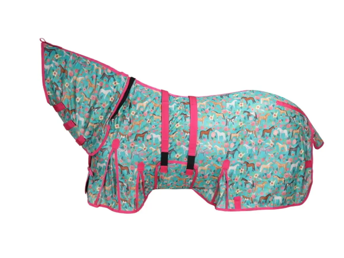 Pasture Posies Mesh Fly Sheet w/ Detachable Neck