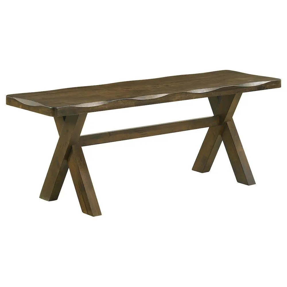 Furnifact Classic Wood Dining Bench - Small Classic Kitchen Furniture for Kitchen or Dining Table Use