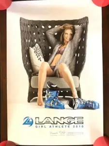 NoFramed, Lange Ski Boots Poster Girl Skiing Sexy Pin Up Poster 2010 Manuela Moelgg
