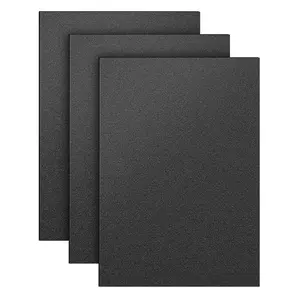 3 Pack Black ABS Plastic Sheet 12" x 16" 1/8" Thick (3mm), High Tensile and Impact Strength Moldable Plastic Sheet Plexiglass Sheet, DIY Material for Home Decor,Handicrafts