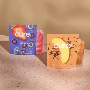 Cure Hydration Performance | Plant-Based Electrolyte Energy Drink Mix | No Added Sugar | Dehydration Relief Powder | 100mg of Caffeine | Non-GMO | Vegan