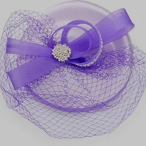 Vedazzling Purple Fascinator