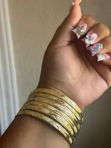 Gold bangles
