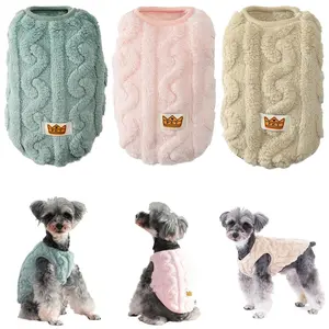Soft Fleece Dog Sweater - Warm Vest for Small Dogs & Cats, French Bulldog, Yorkshire