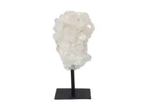 EE Clear Quartz Cluster on Stand