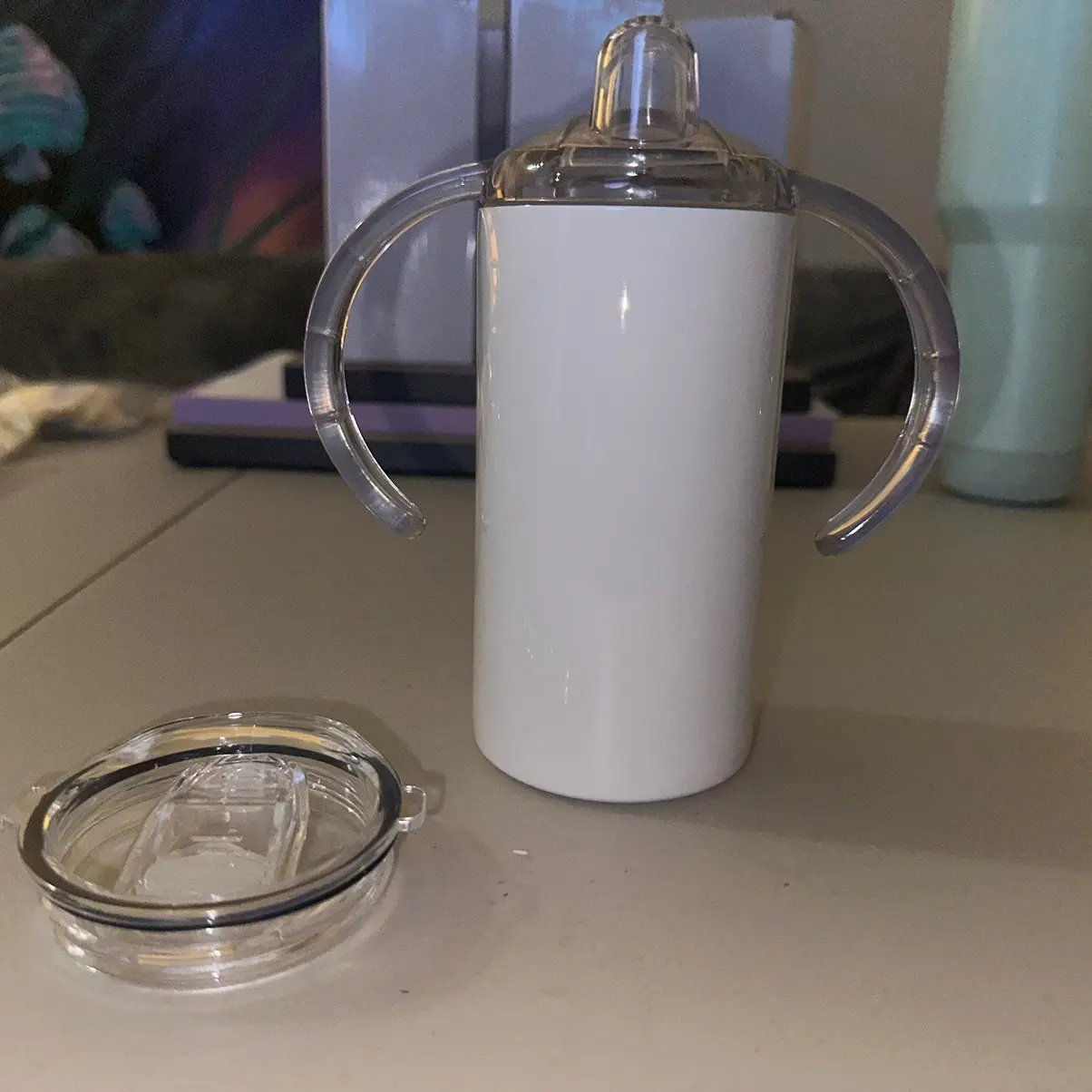 Custom Kids Sippy Duo Cup Leak-Proof