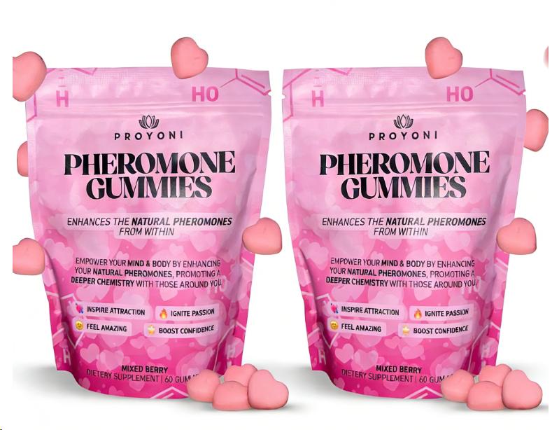 Pheromone Gummies - Enhances Your Natural Pheromones From Within - 60 Count Mixed Berry Flavor