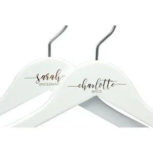 Personalized Engraved Bridal Hanger Organiser Wedding Hanging Gift Wooden wooden hanger Wooden Wedding