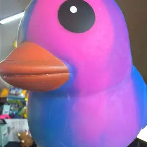Squeeze tye die duck squishy stress relief toy