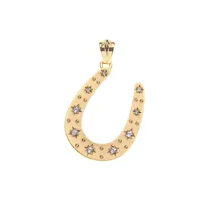 LUCKY Starry Horseshoe Pendant