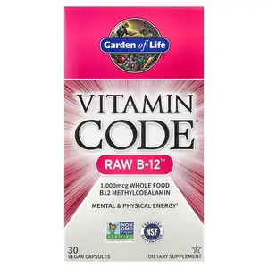 Garden of Life Vitamin Code®, RAW B-12™, 30 Vegan Capsules
