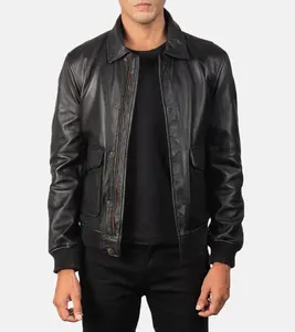 Nord Men's Leather Bomber Jacket