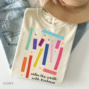 Cute Art Teacher Comfort Colors Shirt, Cute Elementary Teacher Tee, Kindergarten Teacher Tee, Art Teacher Appreciation Gift, Back To School