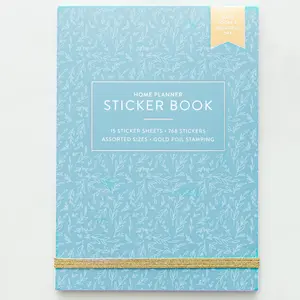 Planner Sticker Book 2nd Ed | Pack of 15 | 766 Total Stickers | Assorted Sizes | 5x7 Sheets of Stickers |  Foil Stamping | Fun Stickers for  Planners, Journals and More
