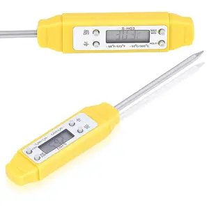 Digital  Thermometer Automatic Calibration Pen High Accuracy  Pocket Thermometer Yellow for  Use, Multifunctional Accessory