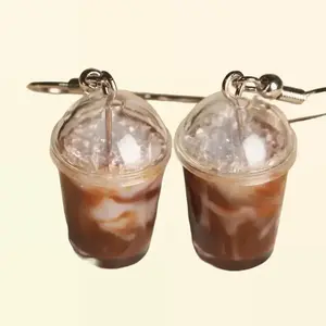 Iced Coffee Earrings - Dangle Earrings - Stylish Earrings - Party Accessories