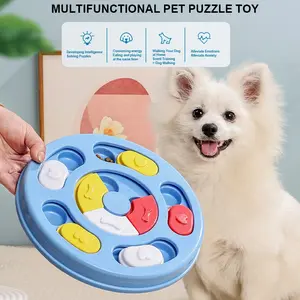 Pet Supplies Dog Puzzle Toy Feeding Slow Feeder Bowl Anti-Choking Training Bowl Hidden Food Bowl Non-Slip Pet Bowls for Dogs Cats