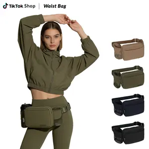 Water Bottle Holder Sports Waist Bag Large Capacity Multi Pocket Adjustable Belt Fanny Pack Ideal For Running Workout Yoga Hiking Travel Walking Outdoor Daily Activities, Unisex