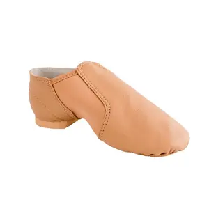 Dance Class Gloria Leather Slip-on Jazz Shoe, Black, size 13