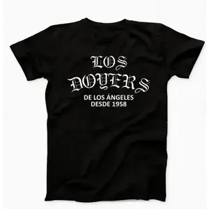 Los Doyers De Los Ángeles Desde 1958 T-Shirt, Vintage Gothic Font LA Baseball Fan Tee, Classic Baseball Inspired Shirt for Men & Women