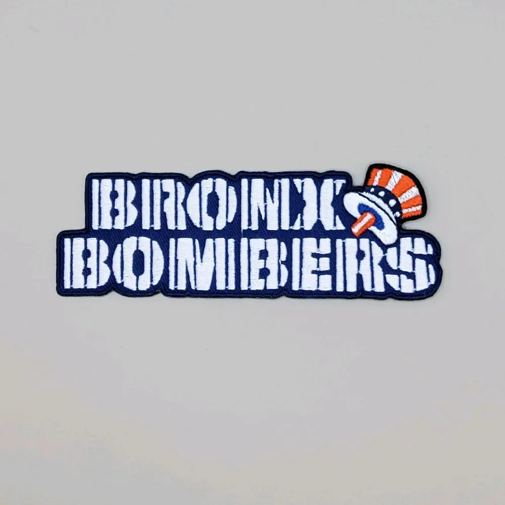 New York Baseball Yankees Bronx Bombers Embroidered Iron-on Patch