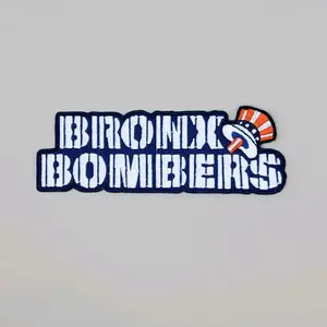 New York Baseball Yankees Bronx Bombers Embroidered Iron-on Patch