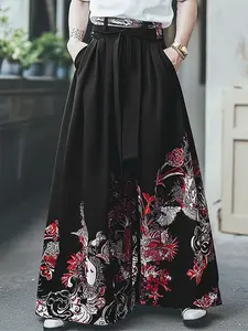 INCERUN Men's Fashion Casual Ethnic Print Long Pants, Casual Comfy Trouser, Casual Chic Trousers, Perfect for Daily Wear, Comfortable and Stylish, Ideal for All Seasons