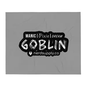 Manic Pixie Dream Goblin Throw Blanket
