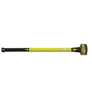 212 MAIN 8 Lb. Brass Hammer, 34 In. Fiberglass Handle, Heavy Duty DIY Hand Tool (Model ABC8BF)
