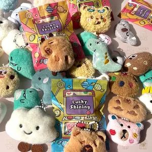 20pcs Mini Plush Toy Hanging Decorative Bag Cute and Fun Design with Soft Adorable Stuffed Animals, Mystery Surprise Gift, Fun Gifts for Small Presents, Valentine’s Day, Birthday, Holiday Celebration