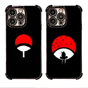 Naruto Popular Anime Style Men's Women's couple styles Suitable for Aesthetic Electroplated TPU Casing For iphone 17 16 15 14 13 12 11 PRO PLUS Samsung S26 Four Corners Anti-Fall Transparent Casual Soft Silicone Fashion premium beautiful Phone Cases L1928