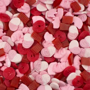 King of Sweets 1lb Valentine's Day Candy Salad - Assorted Gummy Candy Mix