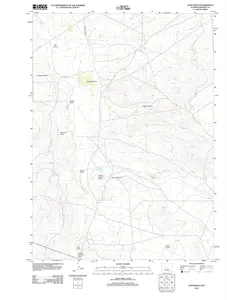 Love Ranch Wyoming USGS Topographic Quadrangle Map, 2012, 1:24000