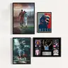 Lionel Messi 10 Character-Based Printed Paper Framed Football Star Poster, Office Decorations, Wall Pictures for Living Room, Dorm Wall Decor, Ideal Gift for Messi Enthusiasts