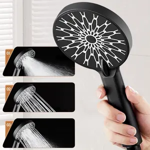 3 Modes Handheld Shower Head, High Pressure Shower Head, Universal Shower Equipment for Home Bathroom, Bathroom Supplies