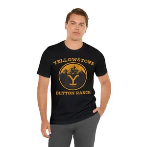 Yellowstone Dutton Ranch T-Shirt, Yellowstone Dutton Ranch T-shirt, National Park Shirt, Yellowstone Park Gifts, Retro Gift, Camping Hiking Shirt