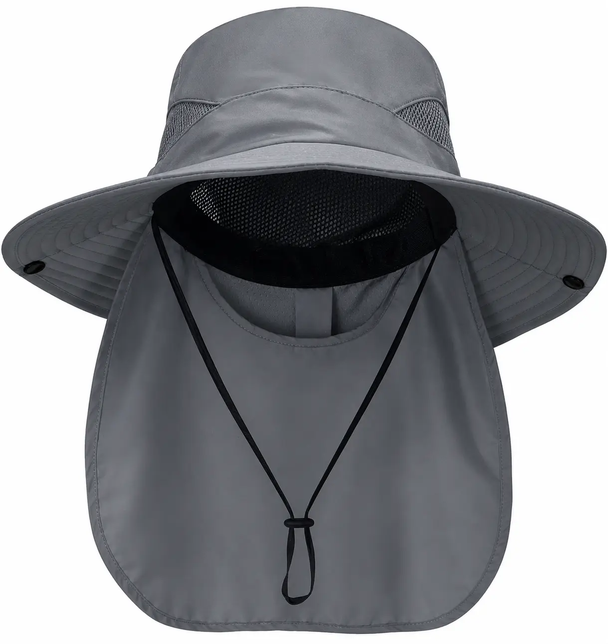 Ultimate Sun Protection Hat UPF 50+ Wide Brim Neck Flap Hat for Fishing Hiking Camping & Outdoor Work
