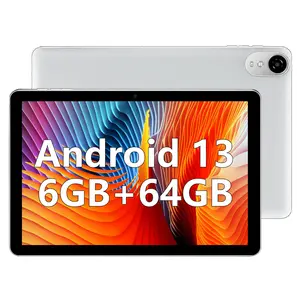 JUNINKE Android tablet, 10.1-inch Android 13 tablet, 12GB of memory (6+6GB expansion), 128GB of storage, supports expansion up to 1TB (excluding TF card), 2MP+5MP dual cameras, WiFi Wireless, Type-C interface (excluding adapter), home office tablet