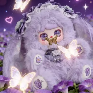 【OK】---Mocici 800% Enchanted Encounter Among Flowers Plush Toy Doll Blind Box Collection