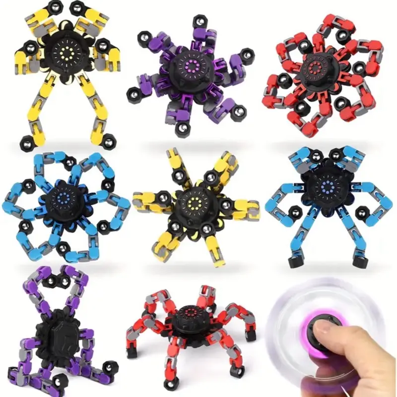 Fidget Spinners, Robot Fingertip Toys, Stress-Relief Spinners, Innovative Mechanical Gyro Toys, Party Additions