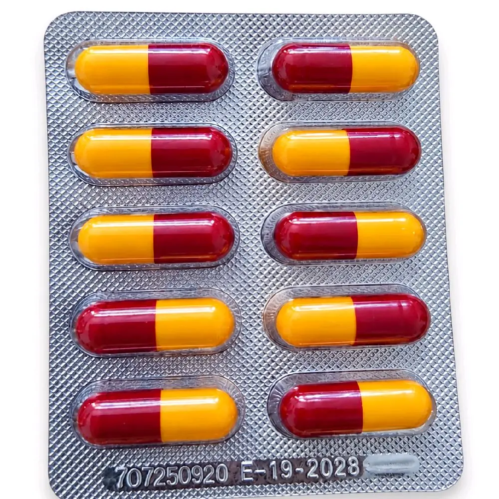 10 Pcs Red And Yellow Herbal Supplement