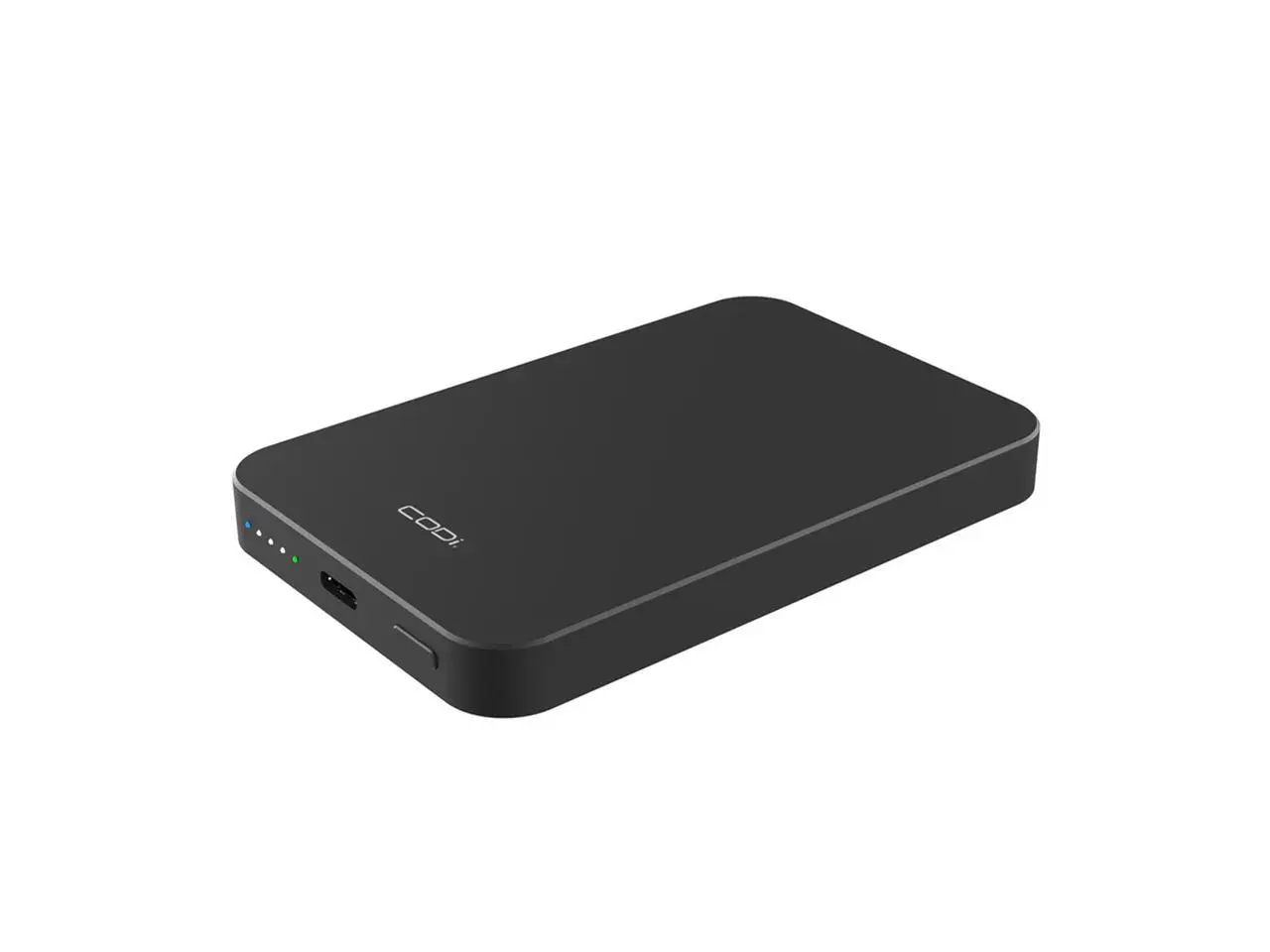 CODi 5000mAh Magnetic Wireless Charging Power Bank -15W Qi Wireless, 20W USB-C Fast Charging, Slim Portable Battery Pack with LED Indicator