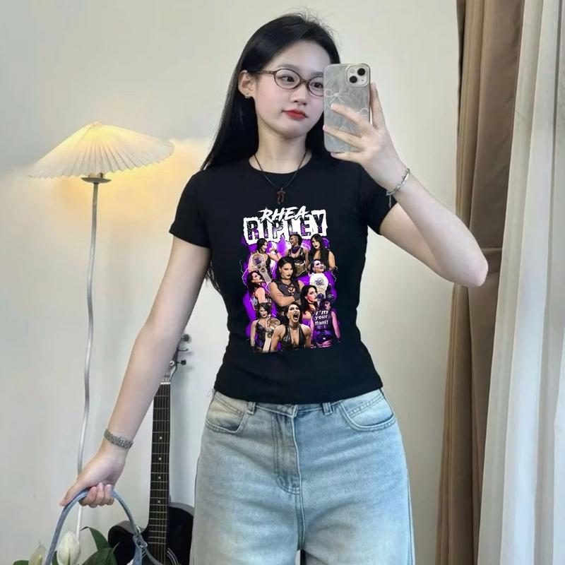 Retro Y2k Rhea Ripley Shirt, Wrestler Sweatshirt, Smackdown Shirt, Wrestling Sport Shirt, Gift For her