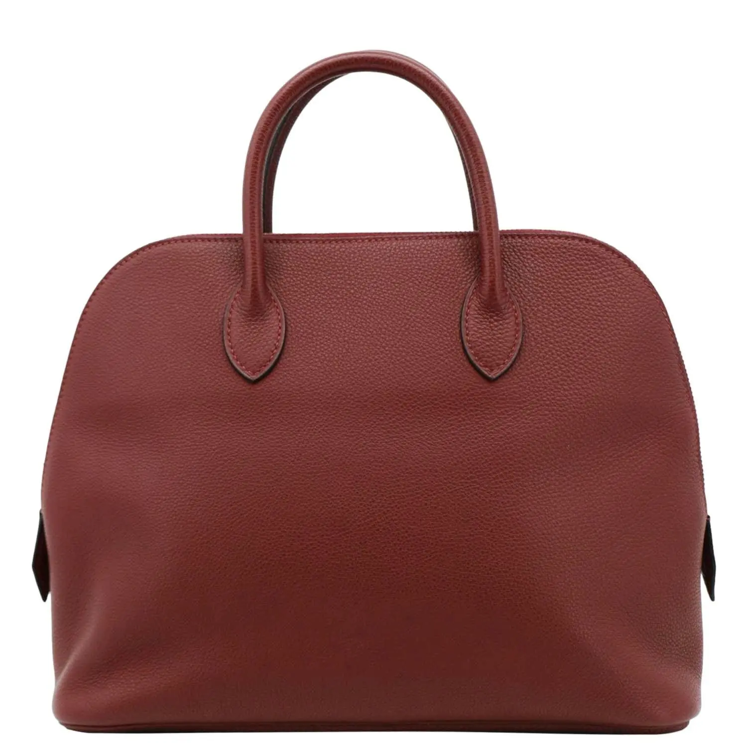 Pre-owned HERMÈS Taurillon Leather Shoulder Bags Hermes Bolide 30 Vintage Satchel Bag Maroon