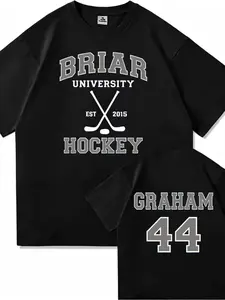 2026 New Briar Garrettgralham44 Pattern Unisex T-Shirt, High-Quality Summer Fashion Shirt, Casual Loose-Fit Long Sleeve Top