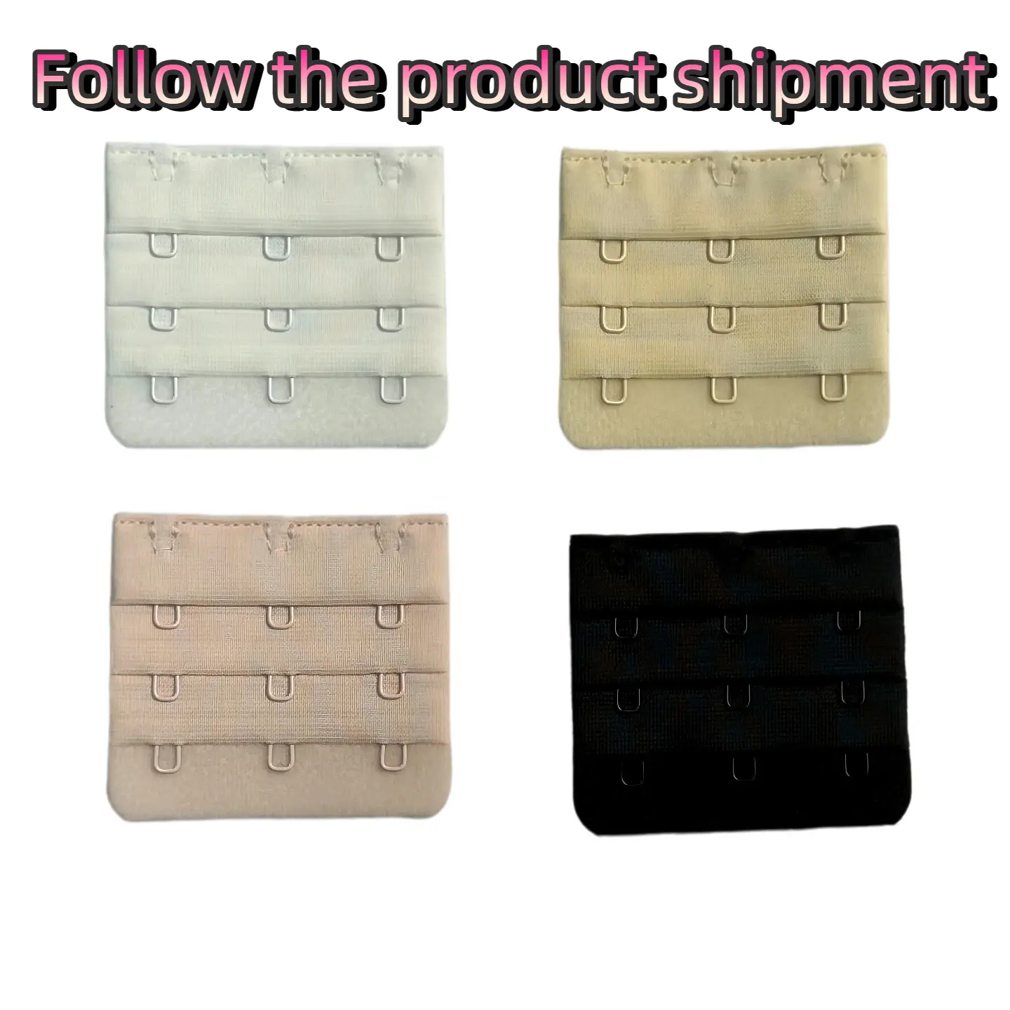Women's Lingerie Bra Extender Elastic Extended Back Closure Comfortable Strap Extension Buckle for Everyday Casual Wear