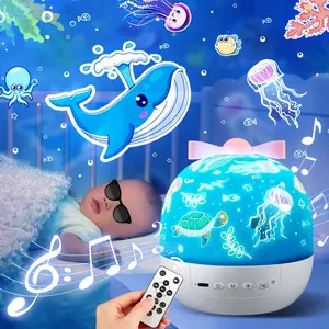 SQ-RDL006 Kids Toys for Girls Gifts, 15 Films Light Projector for Girls Toys Age 6-8, 15 Soothing Music for Kids Toys 0-10,Star+Unicorn+Princess+Mermaid Projector Toddler Girl Toys, 1 Year Old Girl Gifts